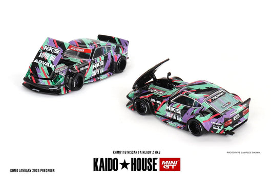 Mini GT x Kaido House Nissan Fairlady Z HKS #118