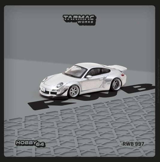 Tarmac Works Porsche 997 RWB Silver