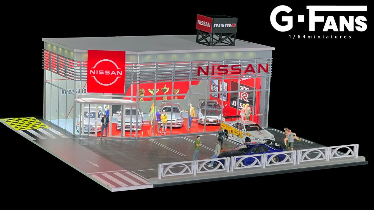 MoreArt Diorama Nissan Dealership