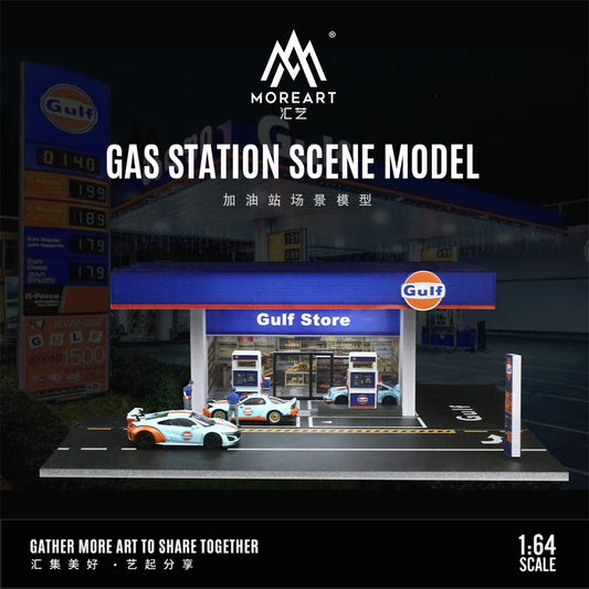 MoreArt Diorama Gulf Petrol Station