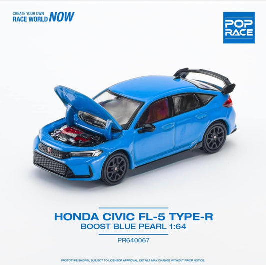 Pop Race Honda Civic FL5 Type R Boost Blue Pearl