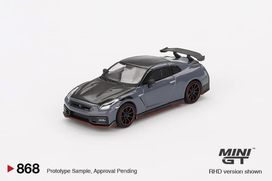 Po Mini Gt R35 Grey Mini GT Nissan GTR R35 Nismo Stealth Grey #868 – Bran’s Diecast
