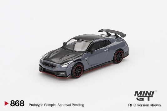 Mini GT Nissan GTR R35 Nismo Stealth Grey #868