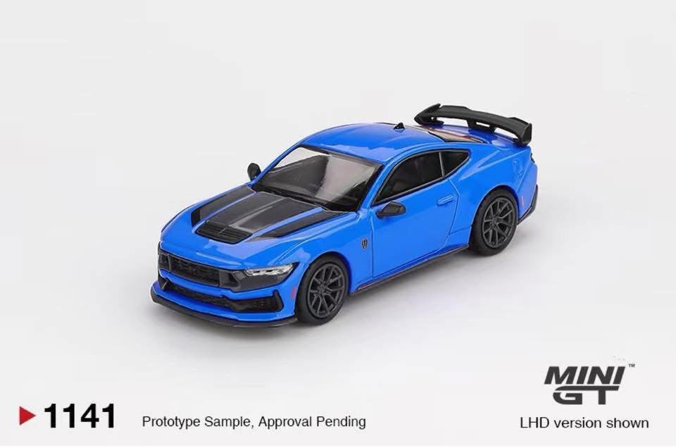 Mini GT Ford Mustang Dark Horse Grabber Blue #1141