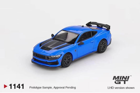 Mini GT Ford Mustang Dark Horse Grabber Blue #1141