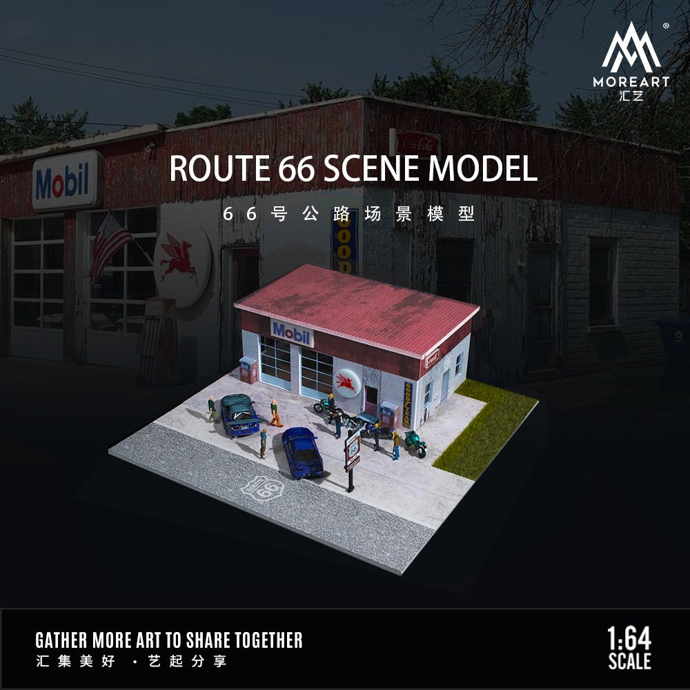 MoreArt Diorama Route 66 Scene