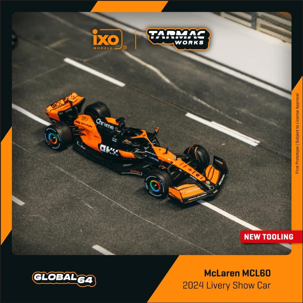 Tarmac Works McLaren MCL60 2024 Livery Show Car