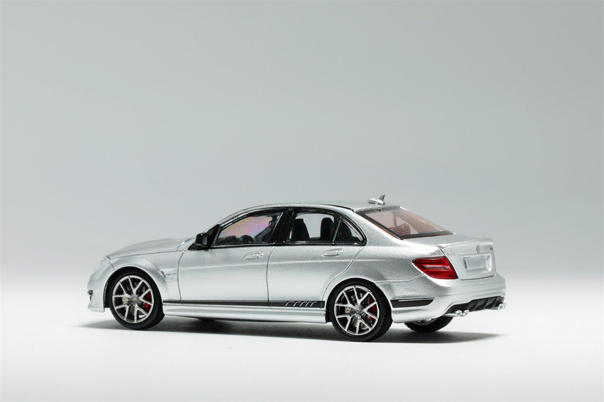 King Model Mercedes Benz C63 AMG 507 Silver