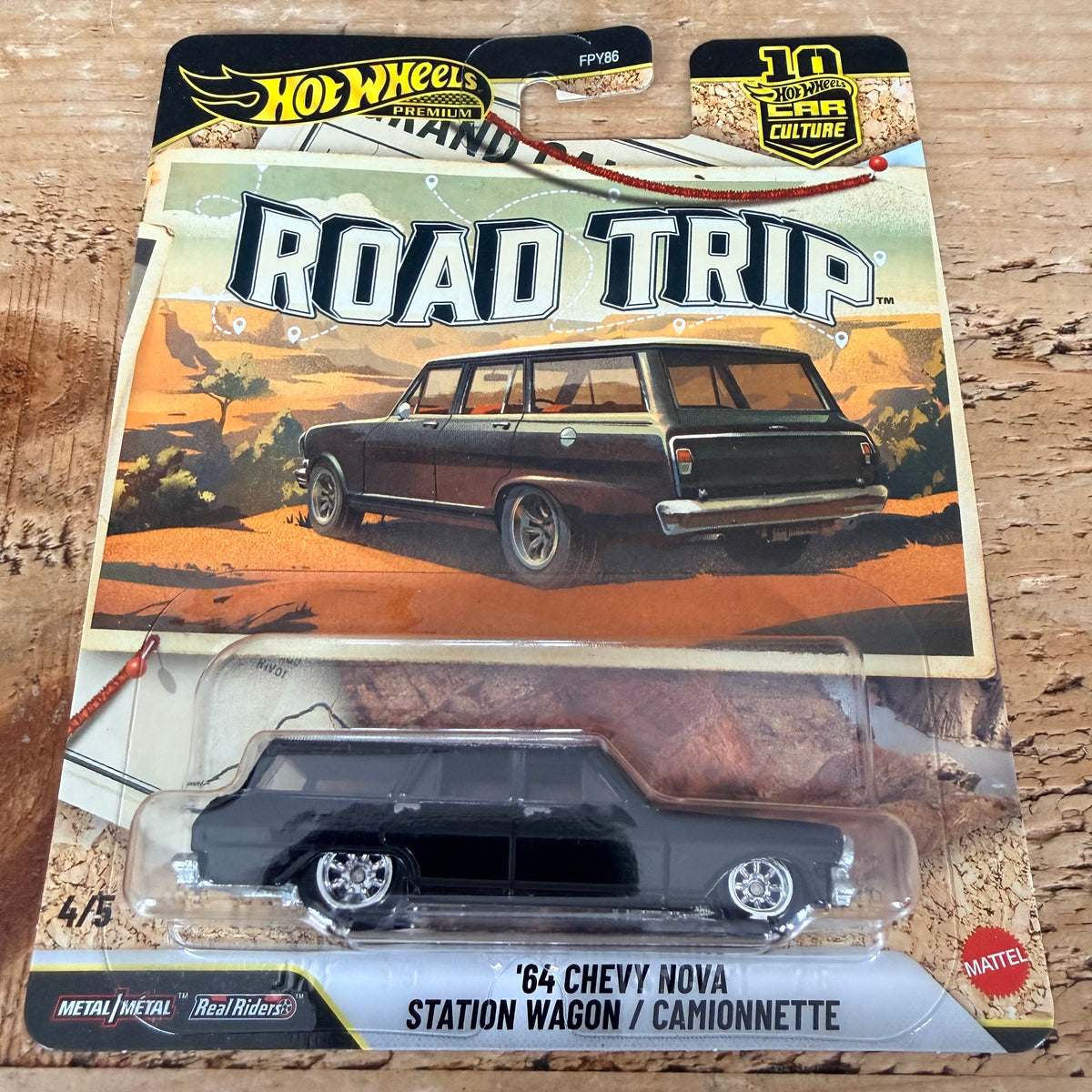 Hot Wheels Premium Road Trip ‘64 Chevy Nova Station Wagon