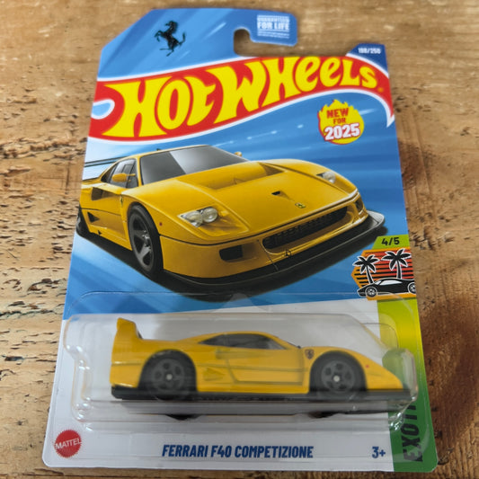 Hot Wheels Mainline US Card Ferrari F40 Competizione