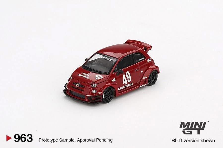 Mini GT LB Works x Abas Works Abarth 595 #963