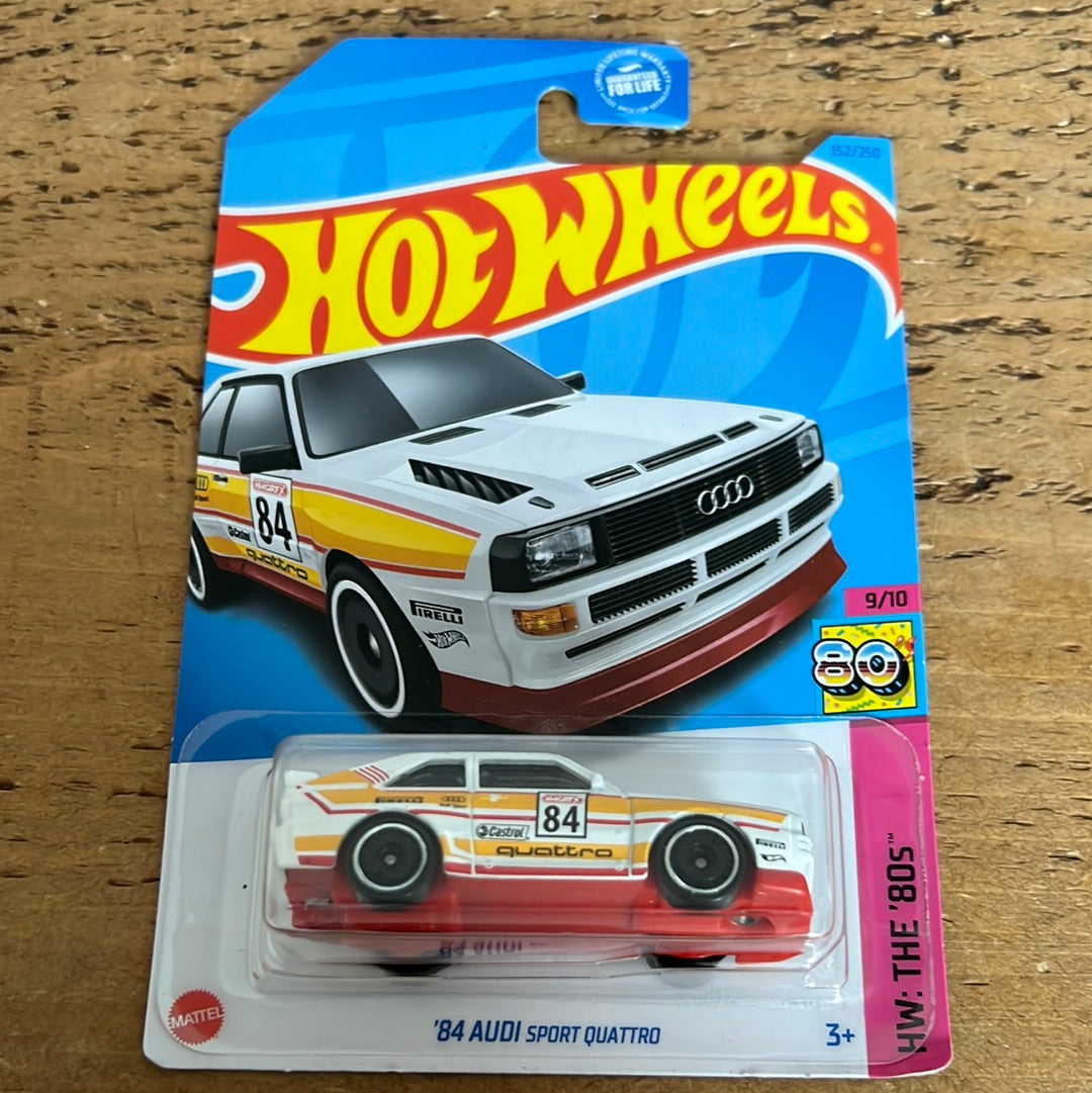 Hot Wheels Mainline US Card 84 Audi Sport Quattro