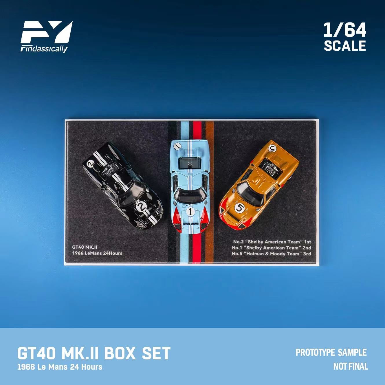 Findclassically Ford GT40 3 Car Box Set