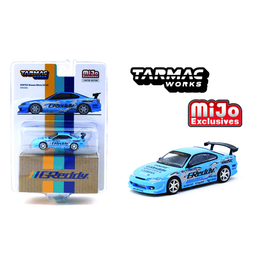 Tarmac Works Mijo Exclusive Vertex Nissan Silvia S15 Greddy