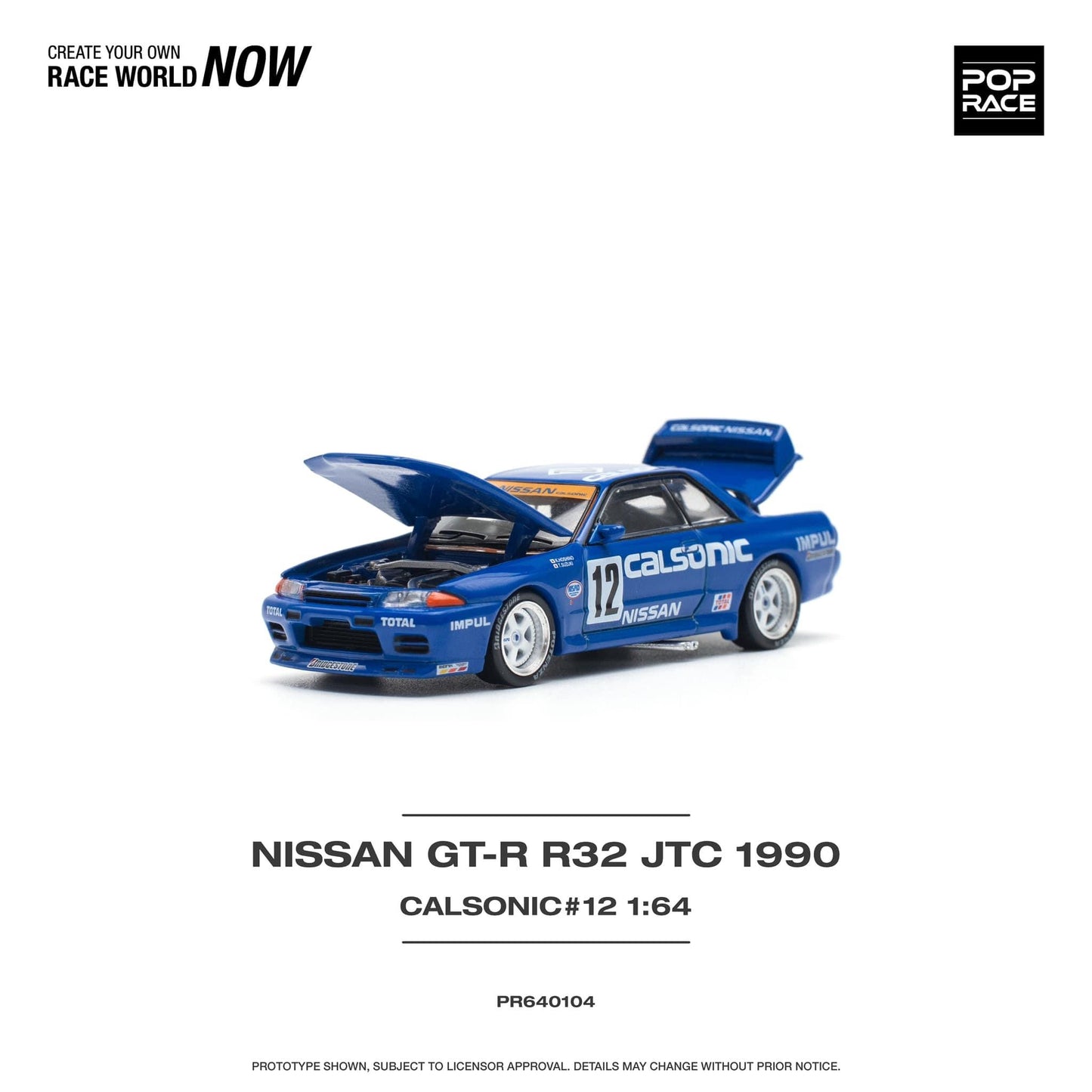 Pop Race Nissan Skyline R32 GTR Calsonic