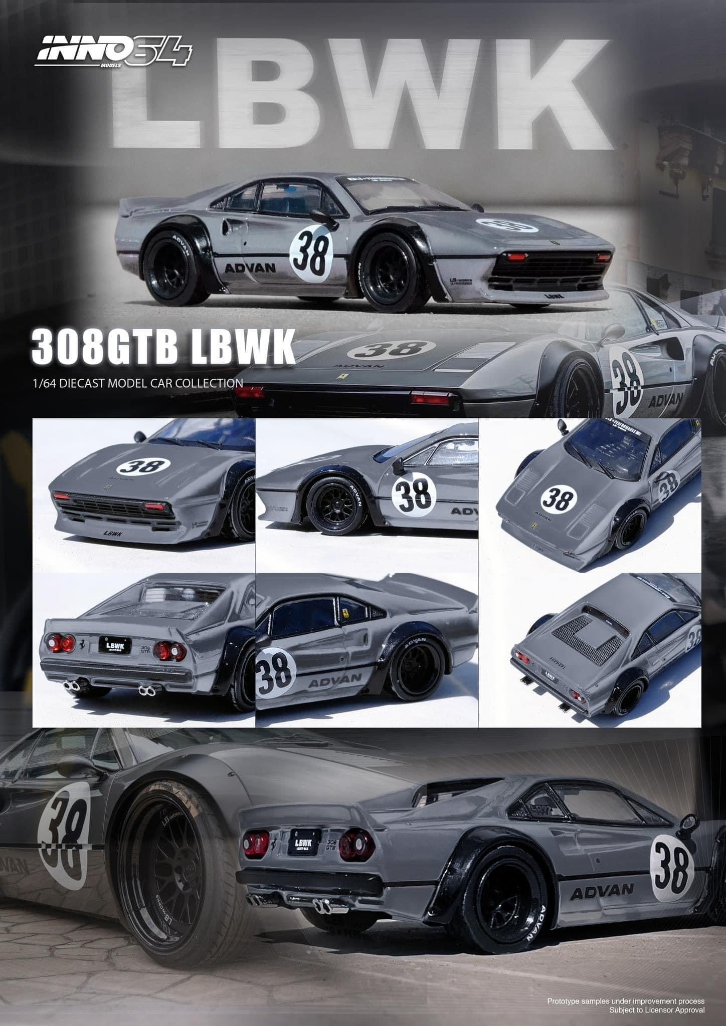 Inno64 Ferrari 308 GTB LBWK – Bran’s Diecast