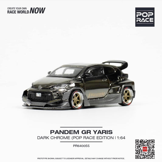 Pop Race Toyota GR Yaris Pandem Dark Chrome