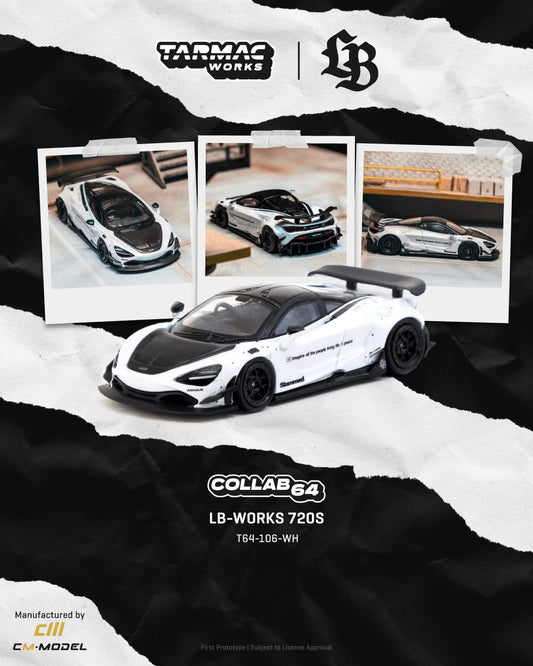 Tarmac Works x CM Model LB Works McLaren 720S