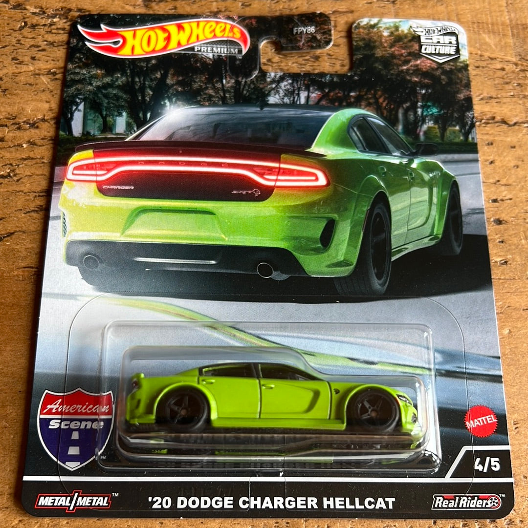 Hot Wheels Premium 20 Dodge Charger Hellcat