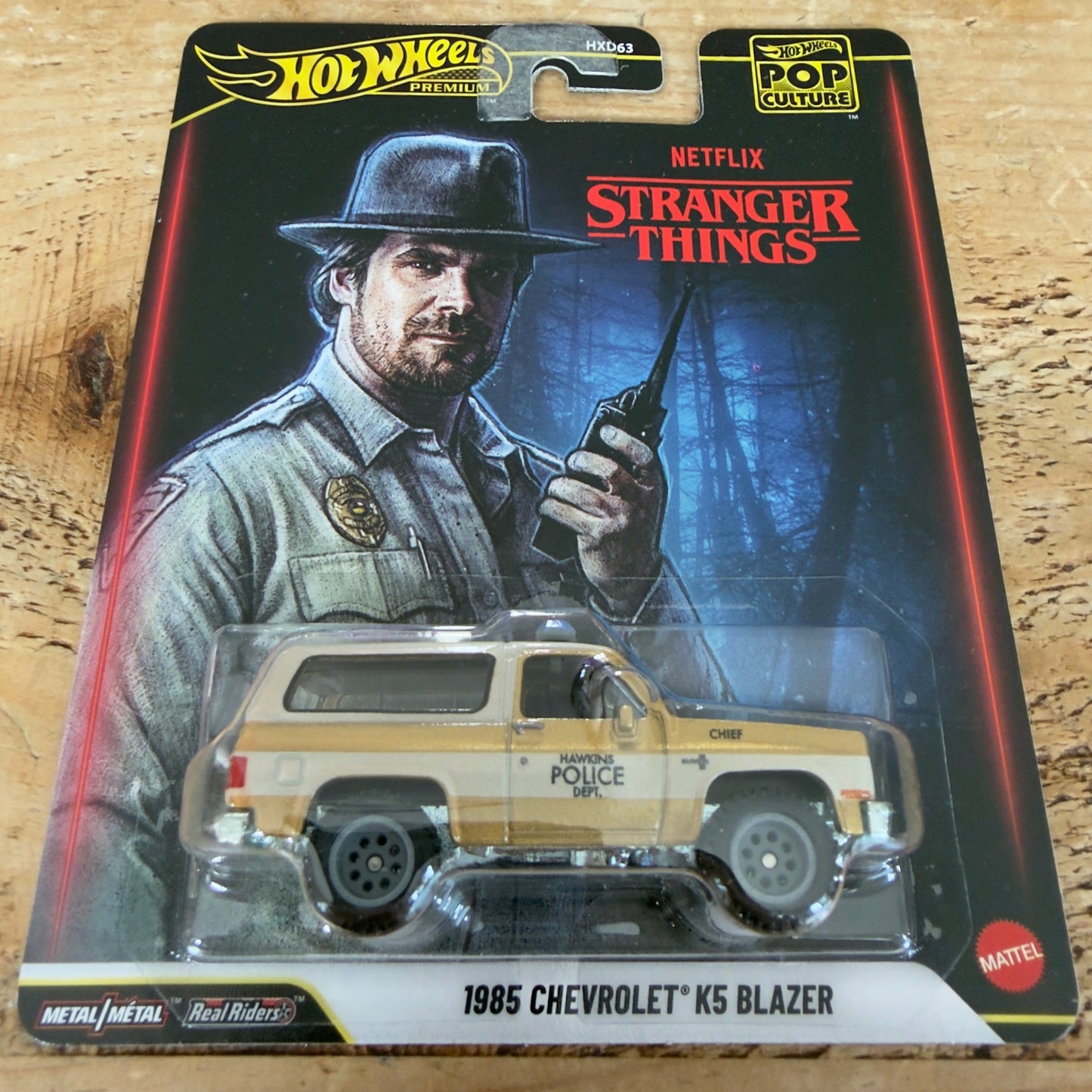 Hot Wheels Premium Pop Culture Stranger Things 1985 Chevrolet K5 Blazer