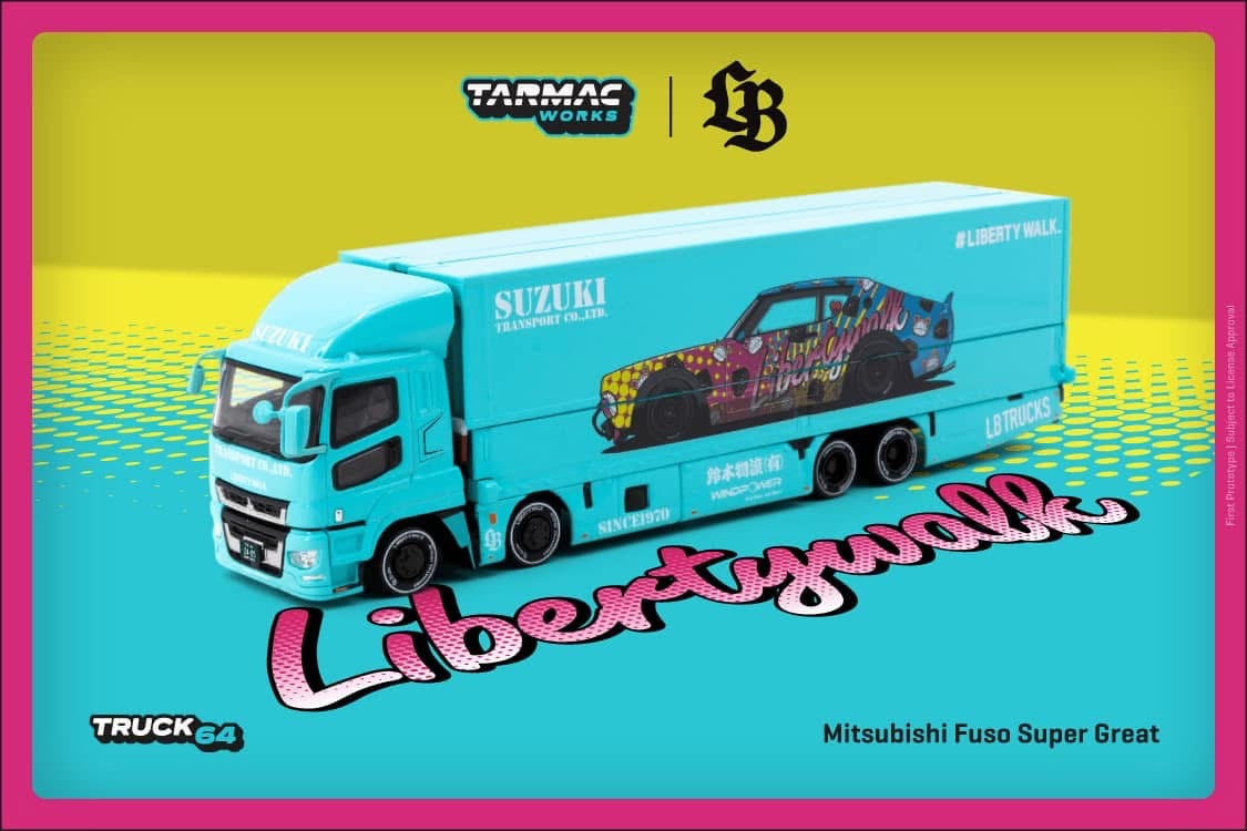 Tarmac Works Mitsubishi Fuso Super Great LB Trucks