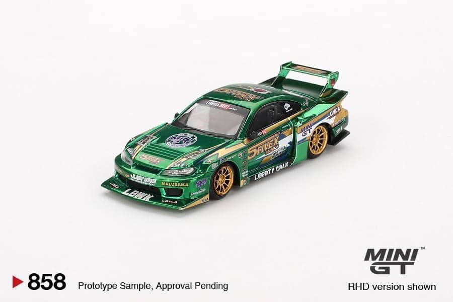 Mini GT Nissan Silvia S15 LB Super Silhouette 2024 Fausto Racing #858