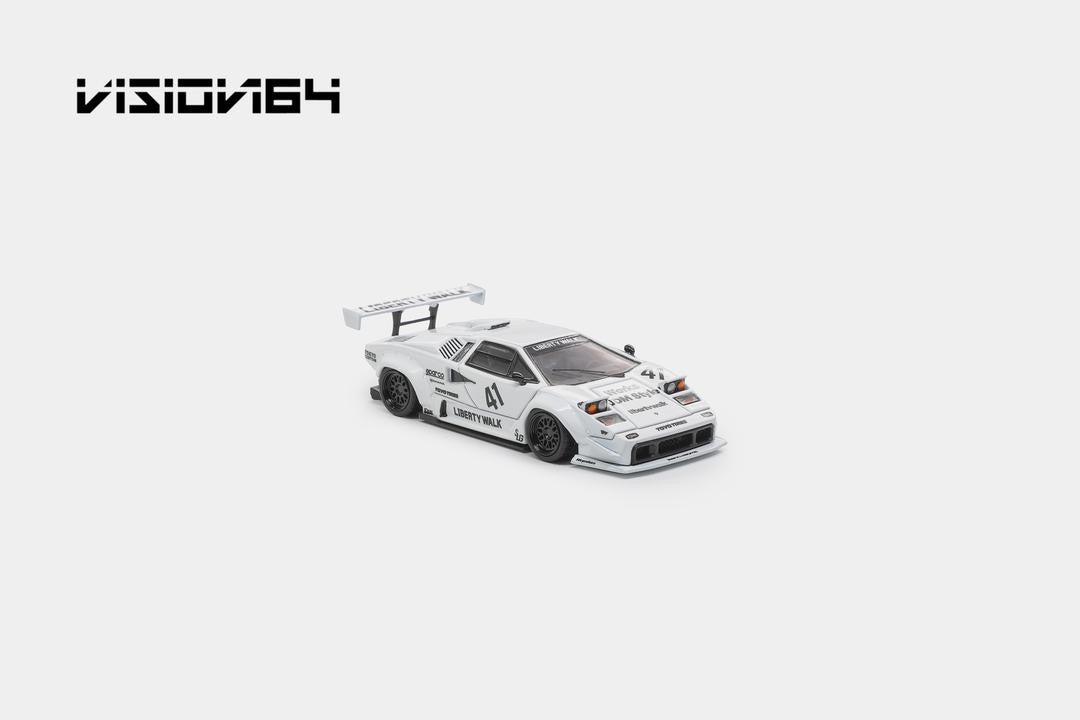 Vision64 Vision64 Lamborghini Countach LB Works White – Bran’s Diecast