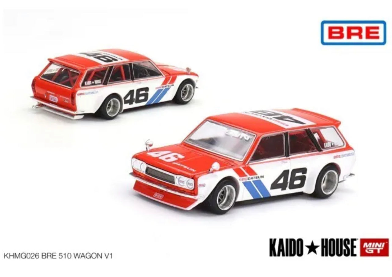 Mini GT x Kaido House Datsun 510 Red Bre #026