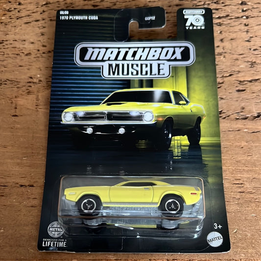 Matchbox Muscle US Exclusive 1970 Plymouth Cuda