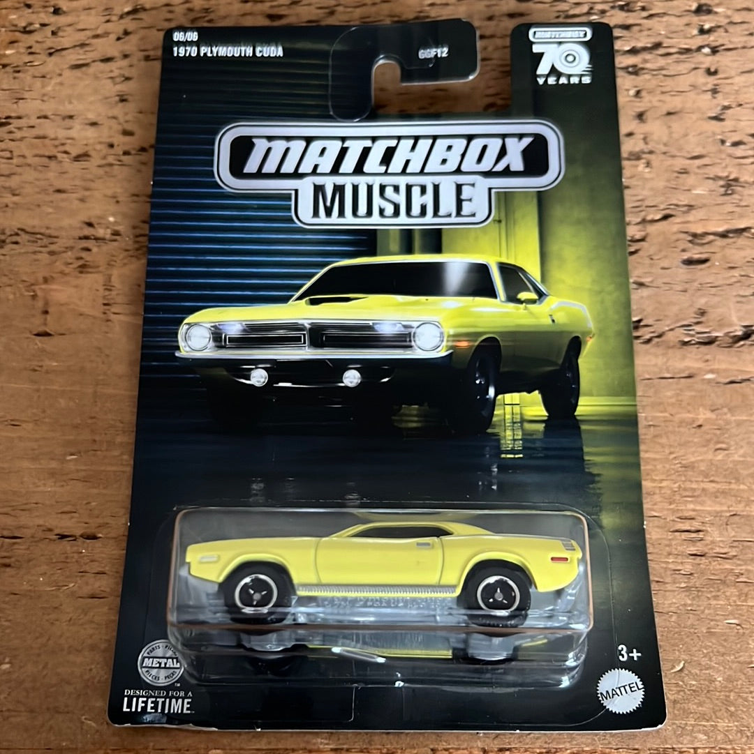 Matchbox Muscle US Exclusive 1970 Plymouth Cuda