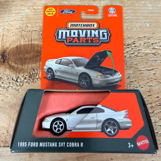 Matchbox Moving Parts 1995 Ford Mustang SVT Cobra R