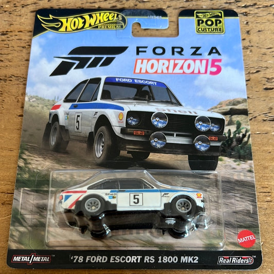 Hot Wheels Premium Pop Culture Forza Horizon 78 Ford Escort RS 1800 MK2