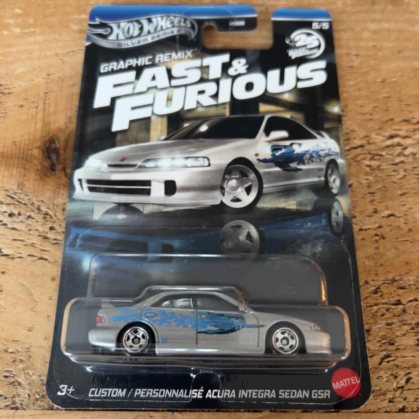 Hot Wheels Silver Series Fast & Furious Acura Integra Sedan GSR