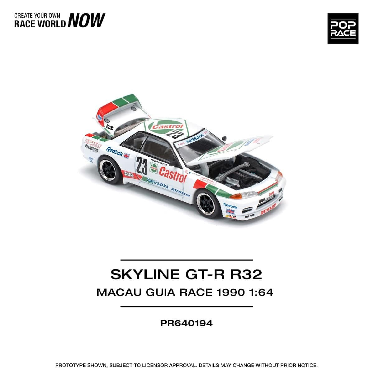Pop Race Nissan Skyline R32 GTR Macau Guia Race 1990