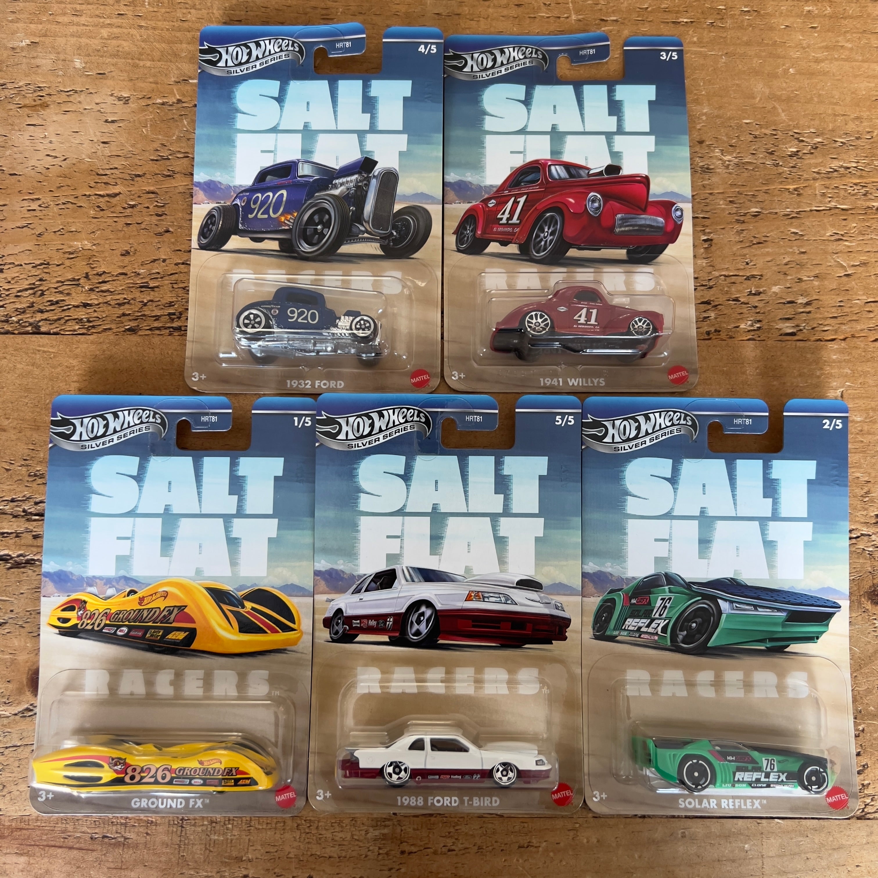Hot Wheels Salt Flat Racers Set Of 5 – Bran’s Diecast