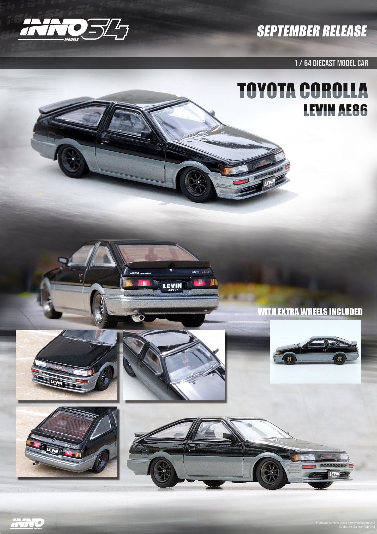 Inno64 Toyota Corolla AE86 Levin