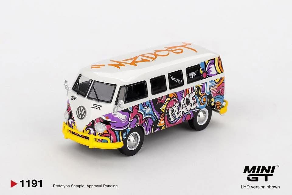 Mini GT Volkswagen T1 Microbus Mizu Design #1191