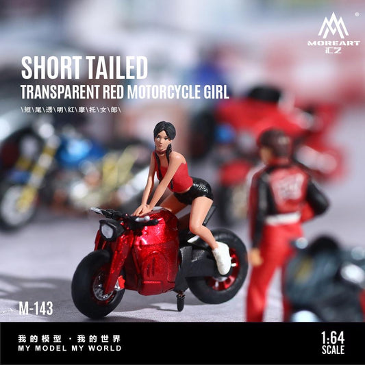 More Art Short Tailed Motorbike & Figure