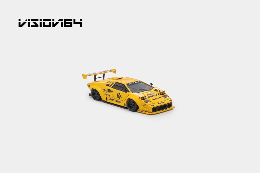 Vision64 Lamborghini Countach LB Works Yellow