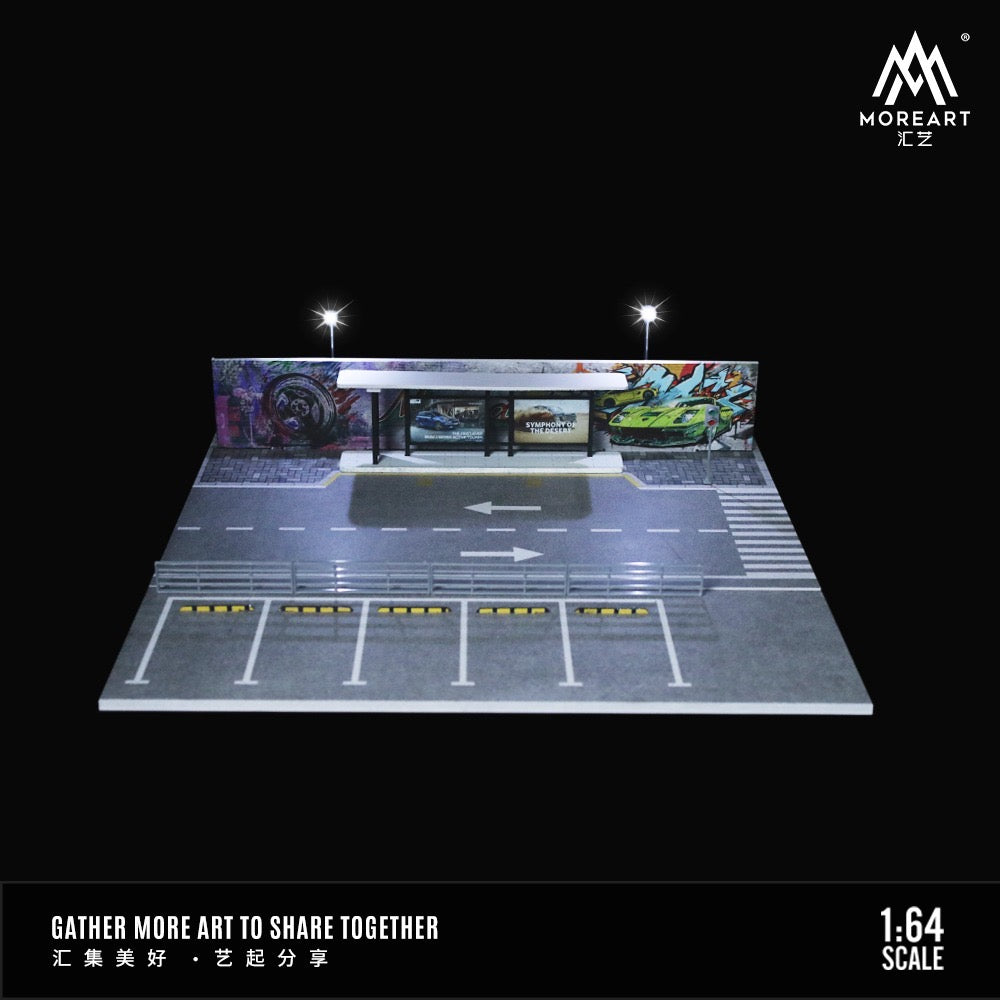 MoreArt Diorama Bus Station