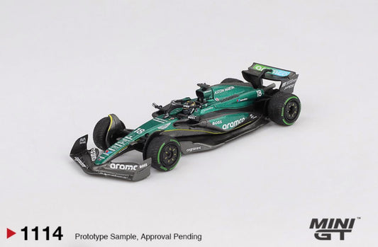 Mini GT Aston Martin AMR24 #18 2024 F1 Canadian GP Lance Stroll #1114