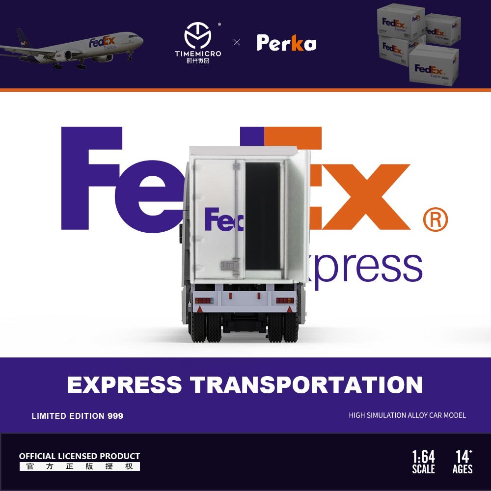 Time Micro x Perka Freightliner Truck & Trailer Fed Ex