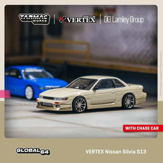 Tarmac Works Nissan Silvia S13 Vertex White