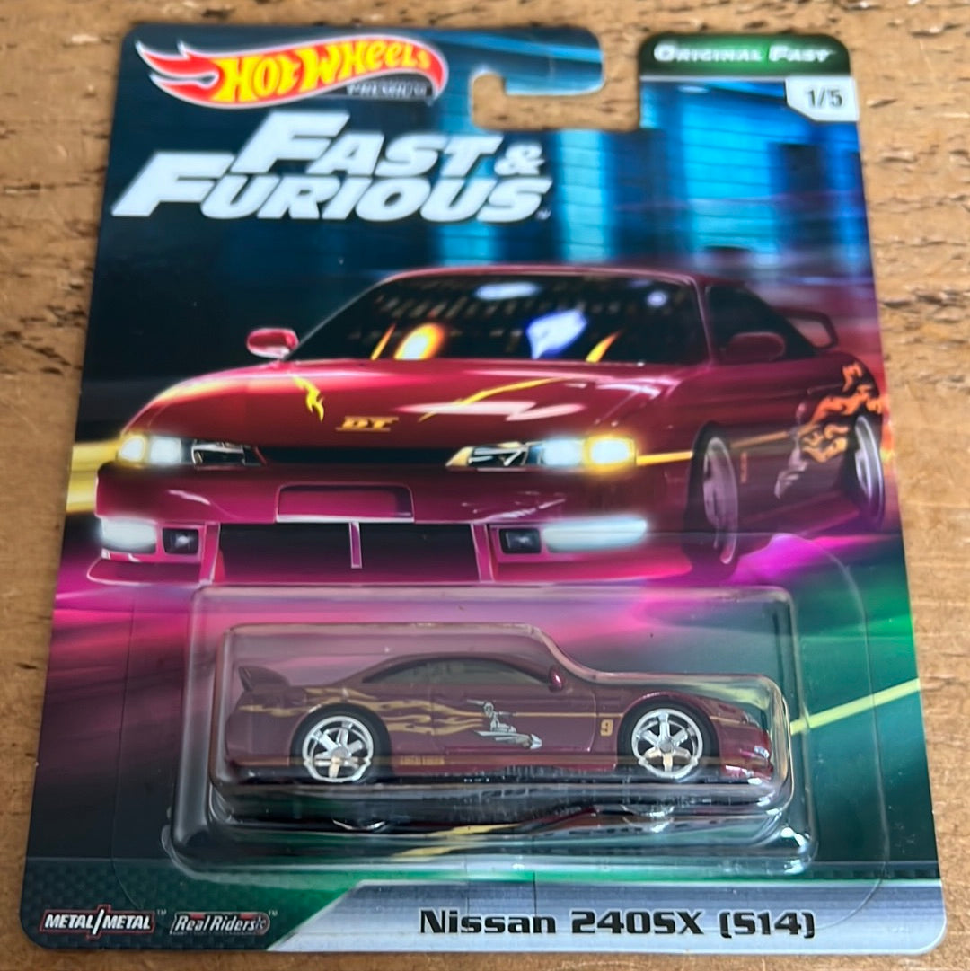 Hot Wheels Premium Fast & Furious Nissan S40SX S14