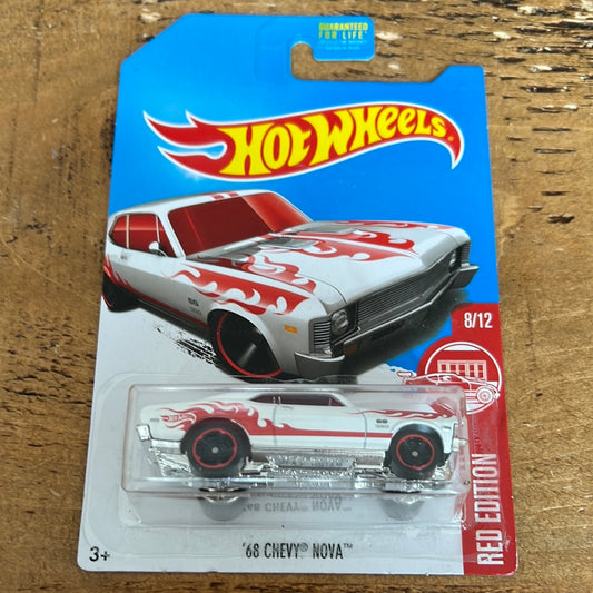 Hot Wheels US Exclusive Red Edition 68’ Chevy Nova