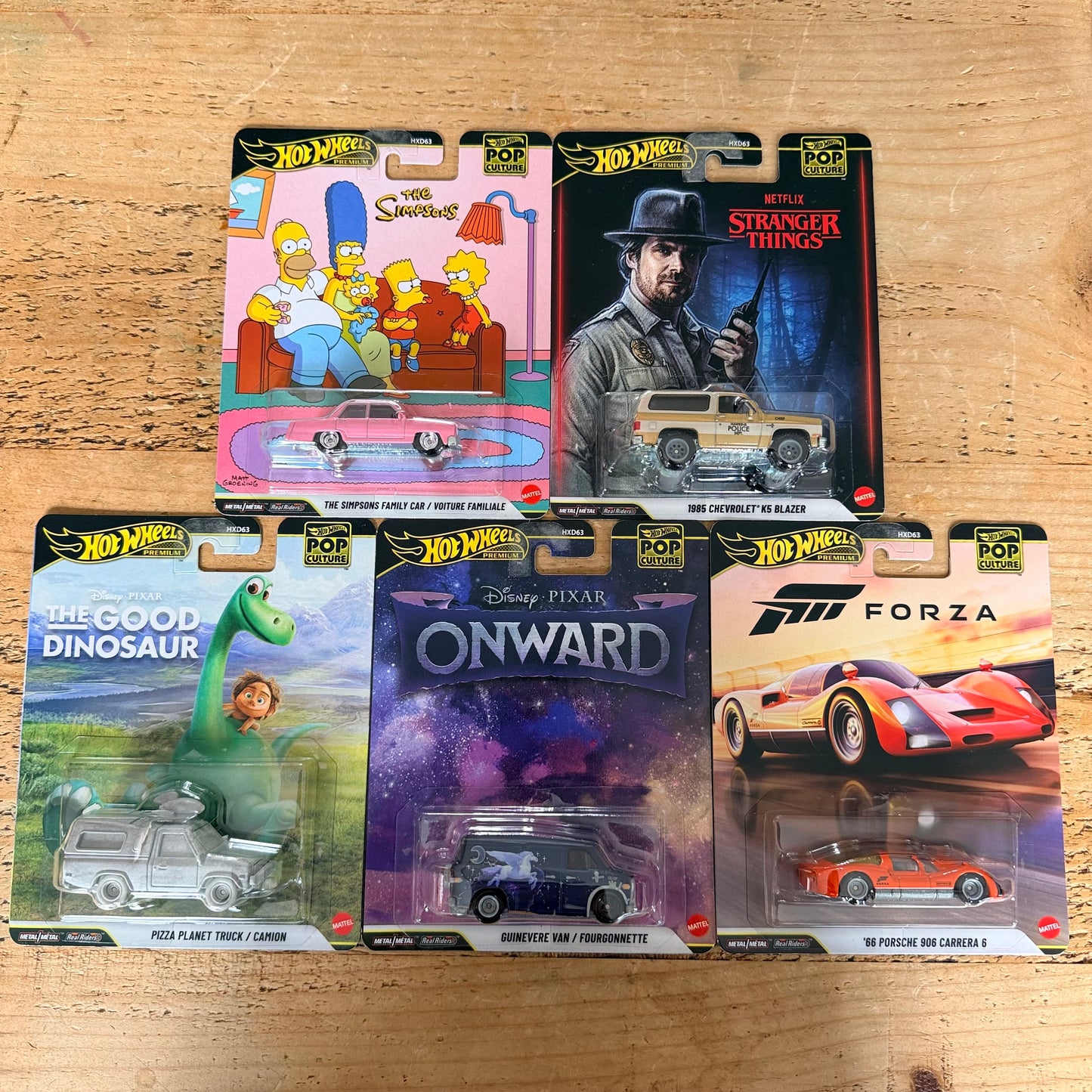 Hot Wheels Premium Pop Culture Full Set Of 5