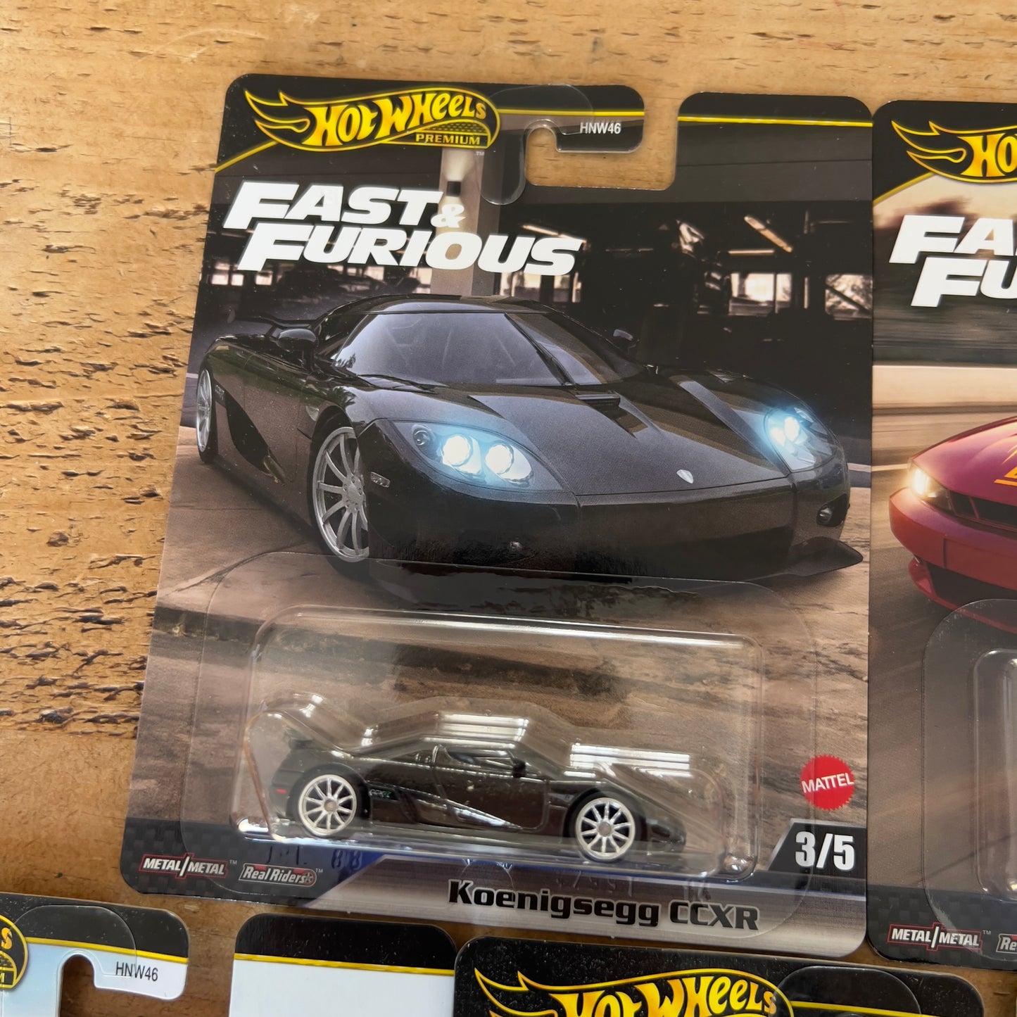 Hot Wheels Premium Fast & Furious Set Of 5