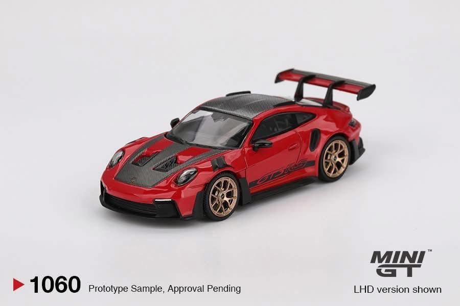 Mini GT Porsche 911 GT3 RS Weissach Package Guards Red #1060