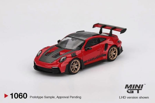Mini GT Porsche 911 GT3 RS Weissach Package Guards Red #1060