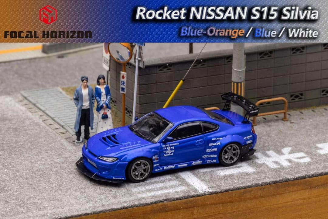 Focal Horizon Nissan Silvia S15 Rocket Bunny Blue